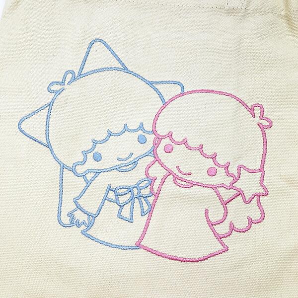 サンリオ キキララ 刺繍ミニトートバッグ Sanrio 商品画像2：キャラグッズPERFECT WORLD TOKYO
