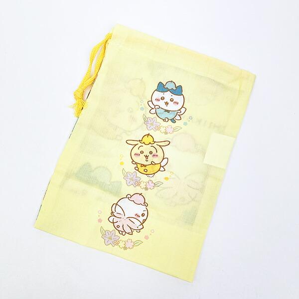ちいかわ コップ巾着 フェアリーフラワー ランチ 日本製 商品画像3：キャラグッズPERFECT WORLD TOKYO