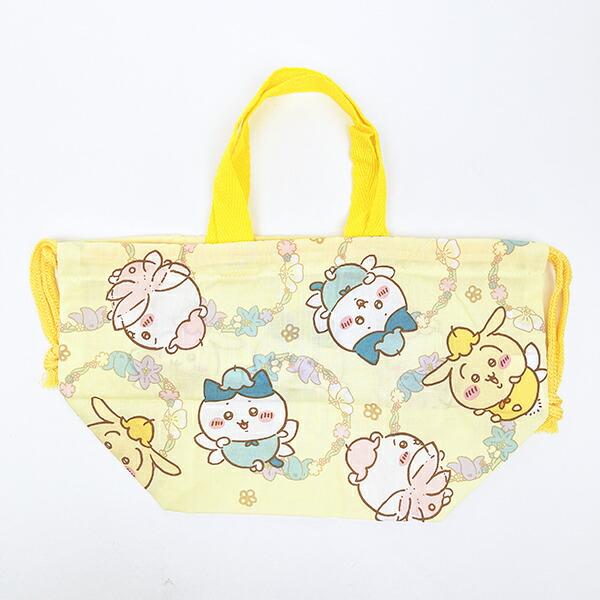 ちいかわ ランチ巾着 フェアリーフラワー 日本製 商品画像3：キャラグッズPERFECT WORLD TOKYO