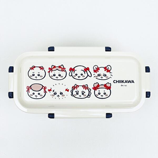 ちいかわ 4点ロック2段ランチボックス リボン 日本製 商品画像2：キャラグッズPERFECT WORLD TOKYO
