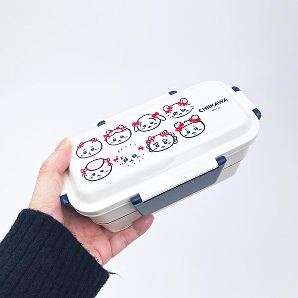 ちいかわ 4点ロック2段ランチボックス リボン 日本製 商品画像7：キャラグッズPERFECT WORLD TOKYO