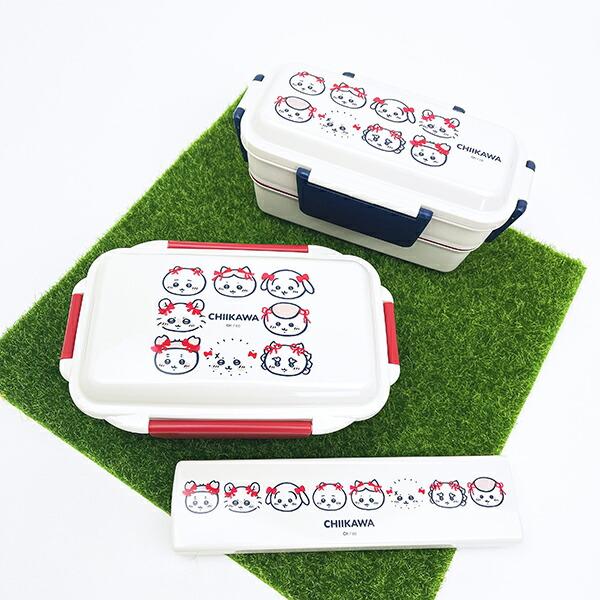 ちいかわ 4点ロック2段ランチボックス リボン 日本製 商品画像9：キャラグッズPERFECT WORLD TOKYO