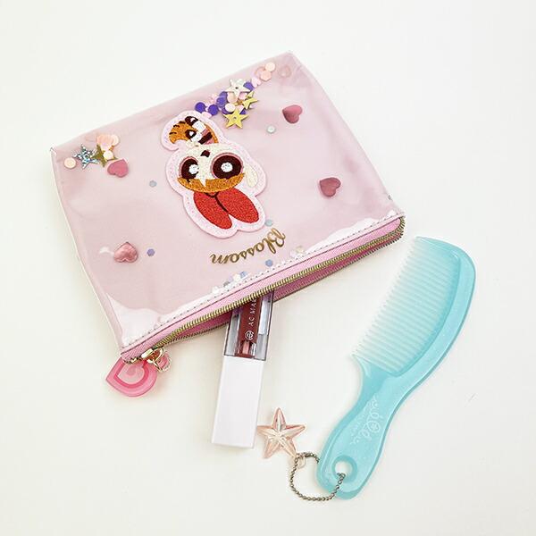 パワーパフガールズ ブロッサム シャカシャカティッシュポーチ ピンク 商品画像5：キャラグッズPERFECT WORLD TOKYO
