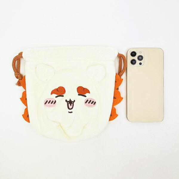 ちいかわ シーサー フェイス巾着 ポーチ 商品画像3：キャラグッズPERFECT WORLD TOKYO