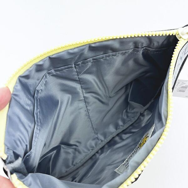 スヌーピー ウッドストック フラットポーチ ブラック SNOOPY 商品画像4：キャラグッズPERFECT WORLD TOKYO