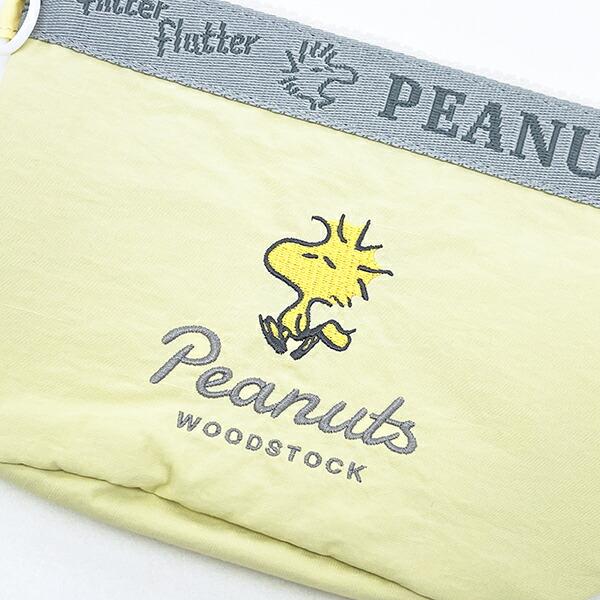 スヌーピー ウッドストック ラウンドボトムポーチ イエロー SNOOPY 商品画像4：キャラグッズPERFECT WORLD TOKYO