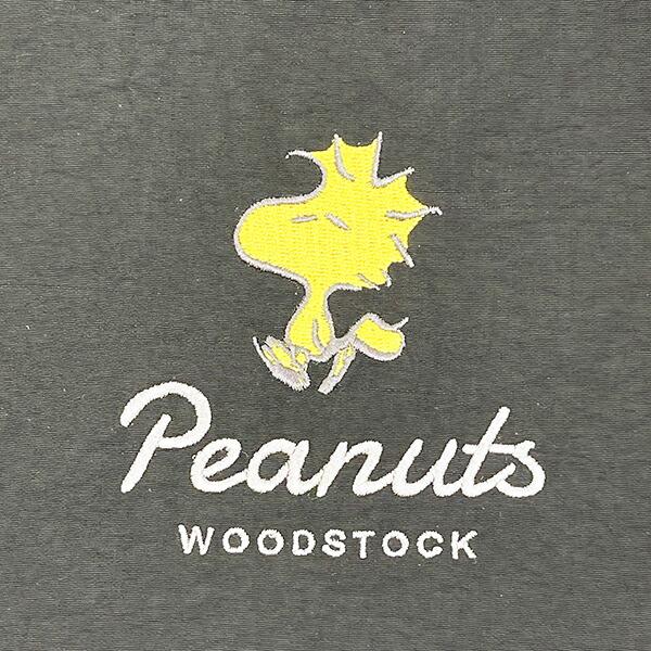 スヌーピー ウッドストック 巾着ショルダーバッグ ブラック SNOOPY 商品画像2：キャラグッズPERFECT WORLD TOKYO