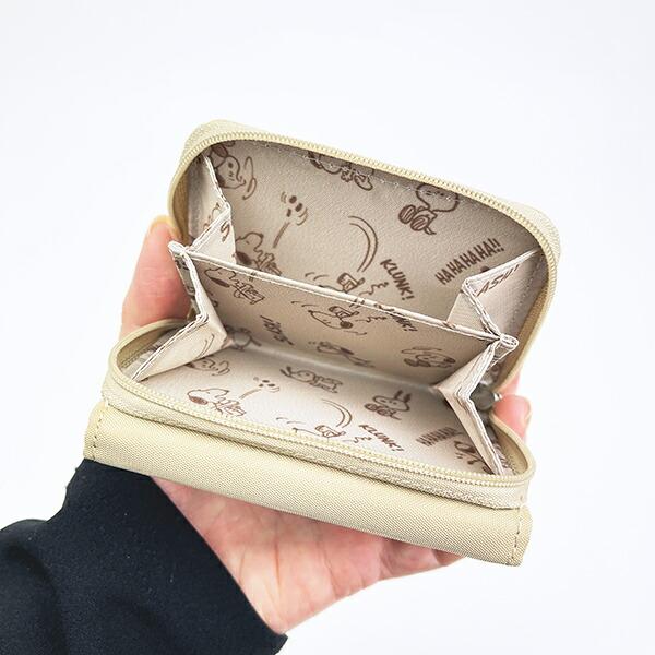 スヌーピー オラフ コンパクト三つ折り財布 ベージュ SNOOPY 商品画像5：キャラグッズPERFECT WORLD TOKYO