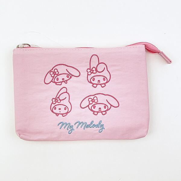 サンリオ マイメロディ フェイス 3ポケットポーチ  Sanrio