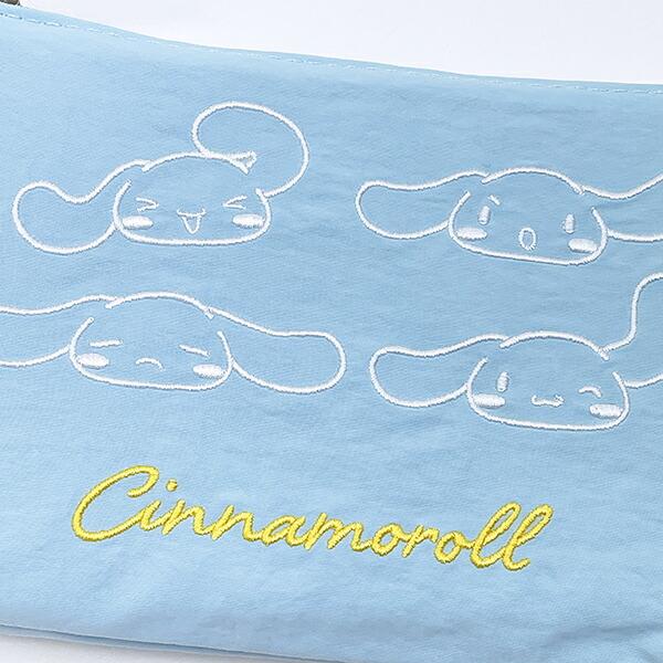 サンリオ シナモロール フェイス 3ポケットポーチ シナモン Sanrio 商品画像2：キャラグッズPERFECT WORLD TOKYO