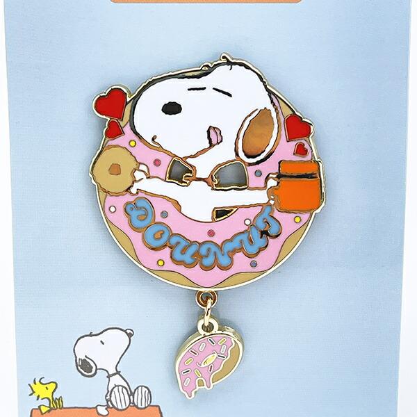 スヌーピー ドーナツ コレクションピンバッジ バッチ SNOOPY 商品画像2：キャラグッズPERFECT WORLD TOKYO