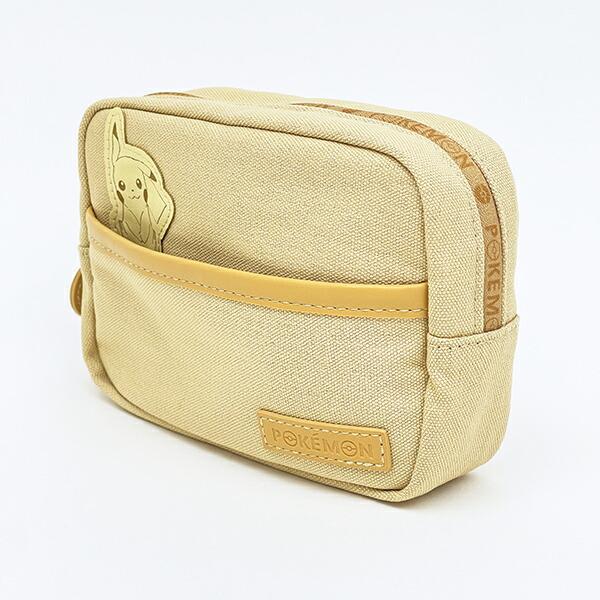ポケットモンスター ピカチュウ ボックスポーチ イエロー ひょっこりワッペンシリーズ ポケモン 商品画像3：キャラグッズPERFECT WORLD TOKYO