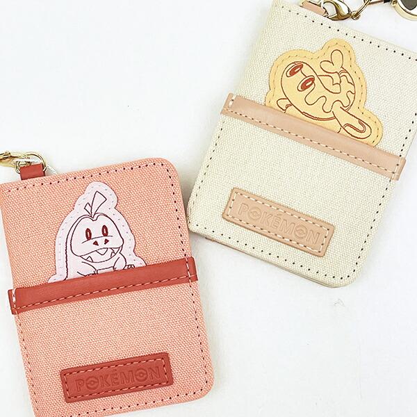 ポケットモンスター シャリタツ ひょっこりワッペン 2つ折りパスケース ベージュ ポケモン 商品画像5：キャラグッズPERFECT WORLD TOKYO