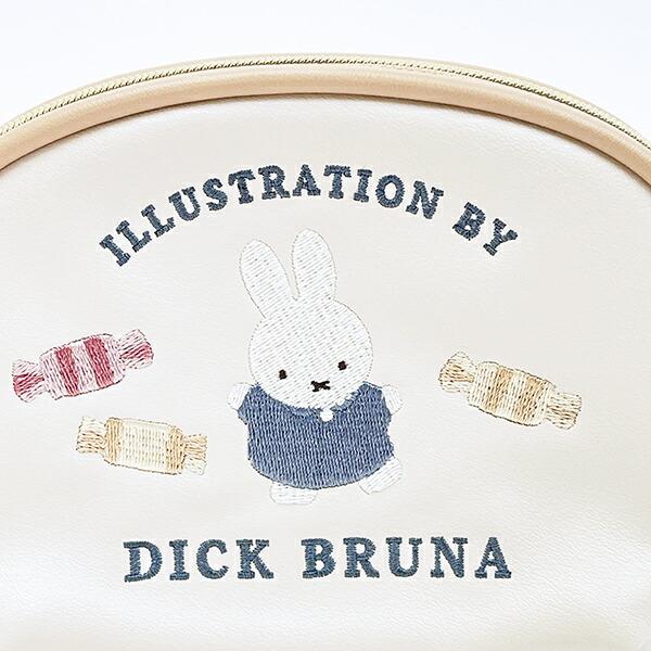 ミッフィー miffy ラウンドティッシュポーチ アイボリー ドルチェシリーズ 商品画像2：キャラグッズPERFECT WORLD TOKYO