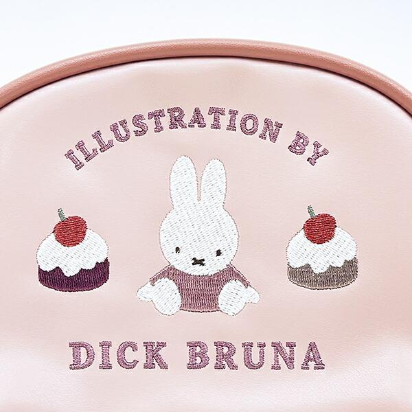 ミッフィー miffy ラウンドティッシュポーチ ピンク ドルチェシリーズ 商品画像2：キャラグッズPERFECT WORLD TOKYO