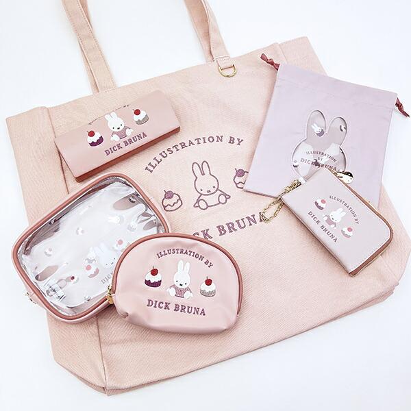 ミッフィー miffy ラウンドティッシュポーチ ピンク ドルチェシリーズ 商品画像9：キャラグッズPERFECT WORLD TOKYO