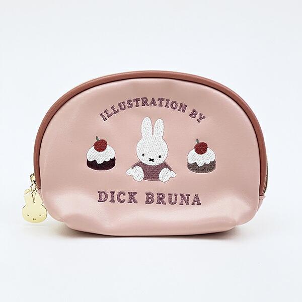 ミッフィー miffy ラウンドティッシュポーチ ピンク ドルチェシリーズ