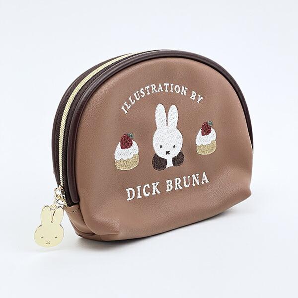 ミッフィー miffy ラウンドティッシュポーチ ブラウン ドルチェシリーズ 商品画像4：キャラグッズPERFECT WORLD TOKYO