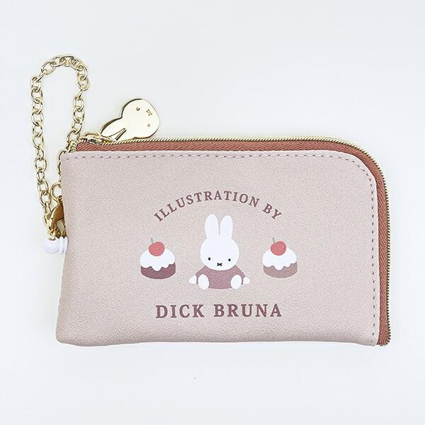 ミッフィー miffy キーパスポーチ ピンク ドルチェシリーズ キーケース 定期･･･