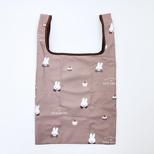 ミッフィー miffy エコバッグ ブラウン ドルチェシリーズ