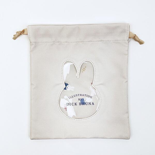 ミッフィー miffy 巾着 アイボリー ドルチェシリーズ