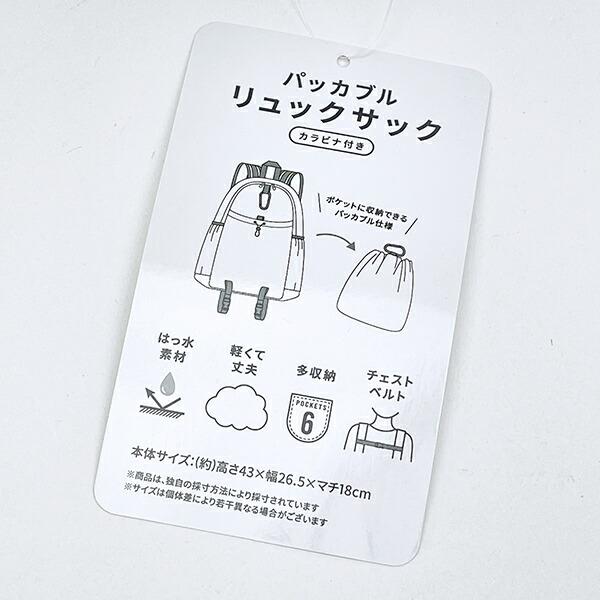 スヌーピー enjoyyourtrip パッカブル巾着ポケットリュック バッグ SNOOPY 商品画像10：キャラグッズPERFECT WORLD TOKYO
