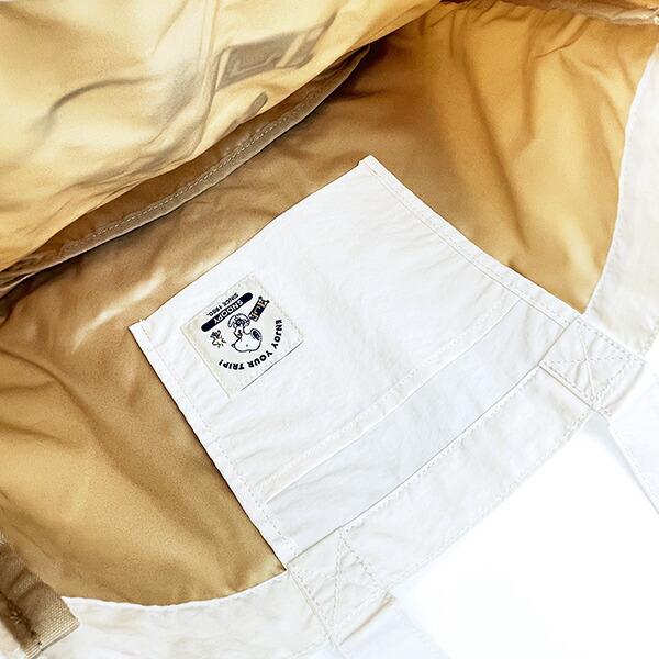 スヌーピー トートバッグ enjoy your trip ホワイト SNOOPY 商品画像3：キャラグッズPERFECT WORLD TOKYO