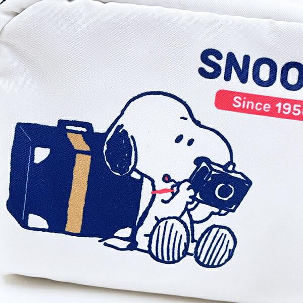 スヌーピー enjoy your trip ミニスクエアポーチ SNOOPY 商品画像2：キャラグッズPERFECT WORLD TOKYO