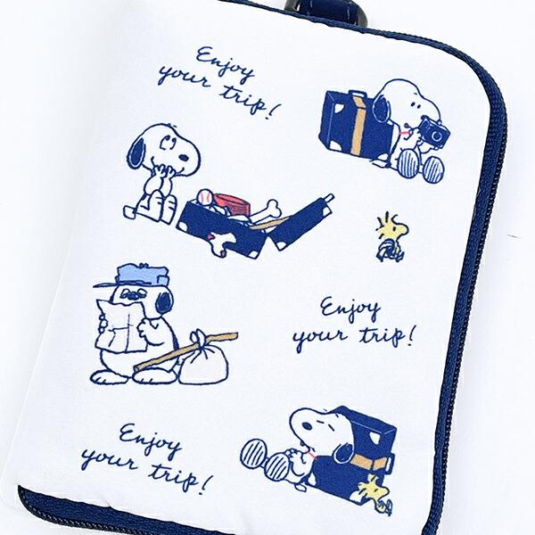 スヌーピー enjoy your trip トラベルスリムウォレット お財布 カードケース SNOOPY 商品画像2：キャラグッズPERFECT WORLD TOKYO