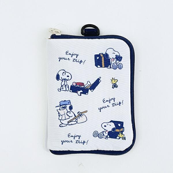スヌーピー enjoy your trip トラベルスリムウォレット お財布 カードケース ･･･