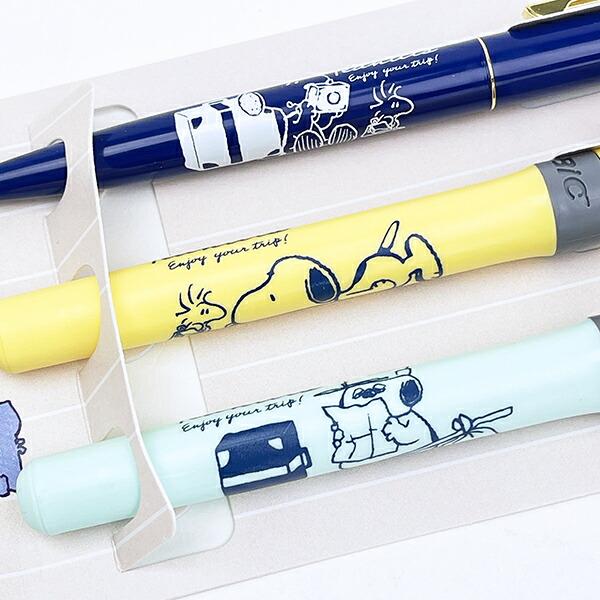 スヌーピー enjoy your trip ボールペン＆マーカーセット 文具 SNOOPY 商品画像2：キャラグッズPERFECT WORLD TOKYO