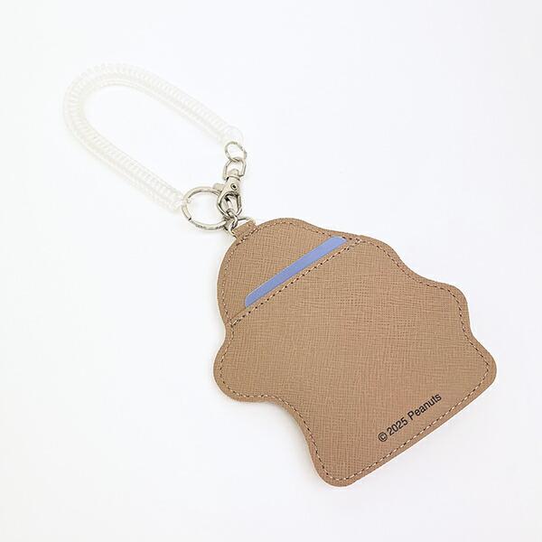 スヌーピー ダイカット刺繍パスケース ベージュ SNOOPY 商品画像3：キャラグッズPERFECT WORLD TOKYO