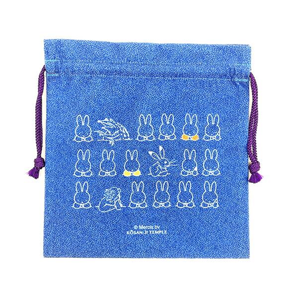 ミッフィー miffy ×鳥獣戯画 巾着 MC  日本製 商品画像4：キャラグッズPERFECT WORLD TOKYO