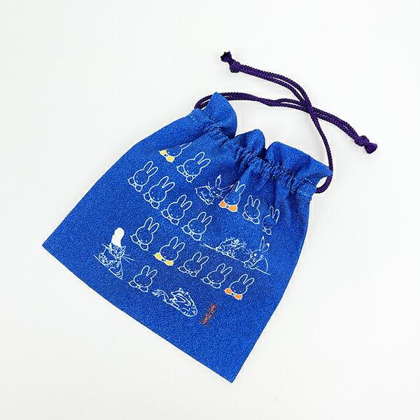 ミッフィー miffy ×鳥獣戯画 巾着 MC  日本製 商品画像5：キャラグッズPERFECT WORLD TOKYO
