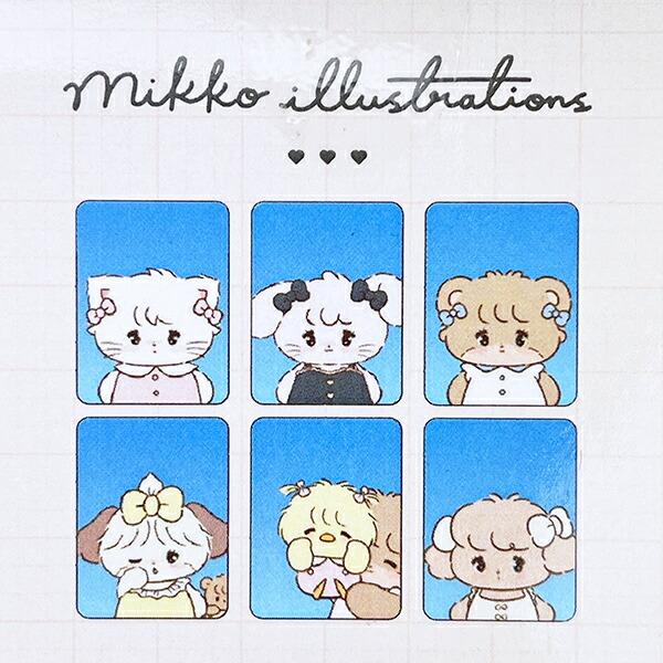 mikko illustrations ミッコ トレーディング証明写真風ステッカー 全6種 コンプリートBOX 日本製 商品画像4：キャラグッズPERFECT WORLD TOKYO