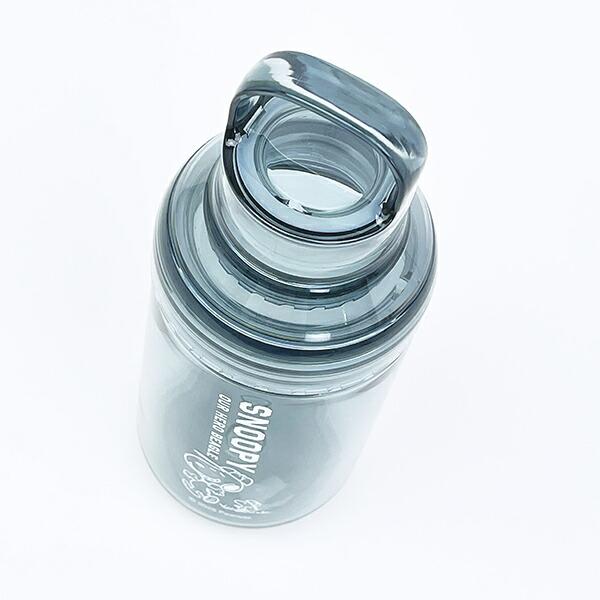 スヌーピー クリアウォーターボトル (グレー) ランチ 日本製 水筒 SNOOPY 商品画像4：キャラグッズPERFECT WORLD TOKYO