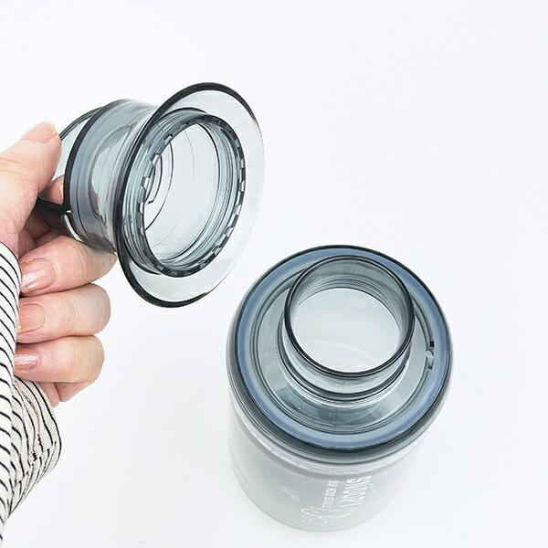 スヌーピー クリアウォーターボトル (グレー) ランチ 日本製 水筒 SNOOPY 商品画像5：キャラグッズPERFECT WORLD TOKYO