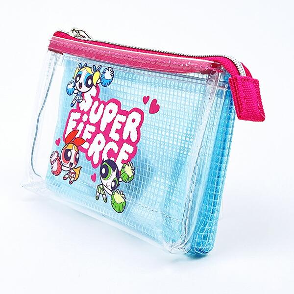 パワーパフガールズ 3ポケットミニポーチ チアーアップ パワパフ 商品画像3：キャラグッズPERFECT WORLD TOKYO