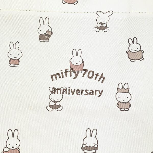 ミッフィー miffy 70th ミニトートバッグ 70周年ヒストリー 商品画像2：キャラグッズPERFECT WORLD TOKYO