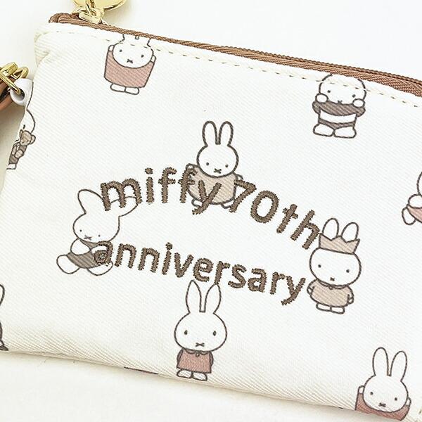 ミッフィー miffy 70th デイリーポーチ 70周年ヒストリー 定期入れ パスケース 定期入れ 商品画像2：キャラグッズPERFECT WORLD TOKYO