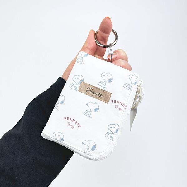 スヌーピー デイリーパスケース アイボリー 定期入れ SNOOPY 商品画像5：キャラグッズPERFECT WORLD TOKYO