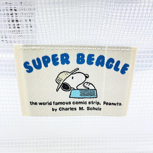スヌーピー EVA ハンドル付きスクエアポーチ (ホワイト) SNOOPY 商品画像2：キャラグッズPERFECT WORLD TOKYO
