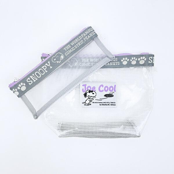 スヌーピー EVA 洗面ポーチ 2Pセット (グレー) SNOOPY