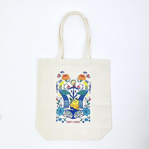 コジコジ トートバッグ FLOWER BLEAK TIME