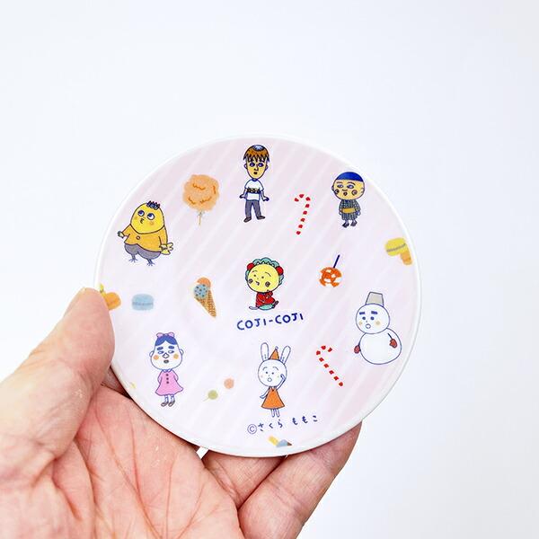 コジコジ 総柄 小皿 FLOWER BLEAK TIME 食器 日本製 商品画像5：キャラグッズPERFECT WORLD TOKYO
