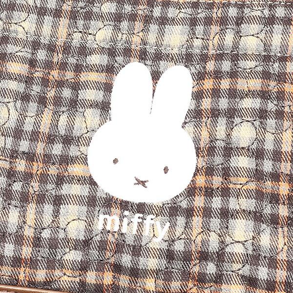 ミッフィー miffy トートバッグ (ブラウン) キルティングチェックシリーズ 商品画像2：キャラグッズPERFECT WORLD TOKYO