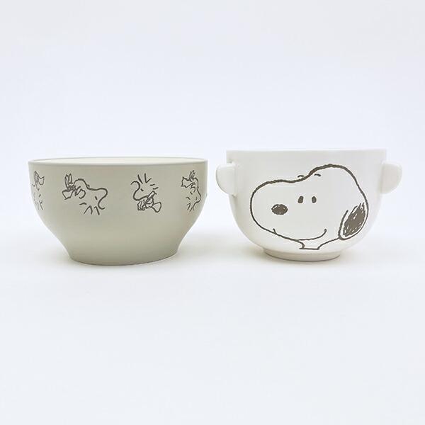 スヌーピー スヌーピー 汁椀・茶碗セット リラックスタイム  食器 日本製 SNOOPY 商品画像2：キャラグッズPERFECT WORLD TOKYO
