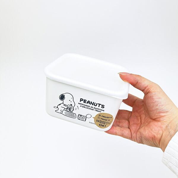スヌーピー スクエアストッカー(S) お食事 キッチン 日本製 SNOOPY 商品画像5：キャラグッズPERFECT WORLD TOKYO