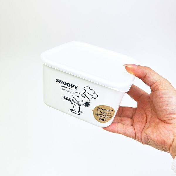 スヌーピー スクエアストッカー(S) クッキング シェフシリーズ キッチン 日本製 SNOOPY 商品画像5：キャラグッズPERFECT WORLD TOKYO