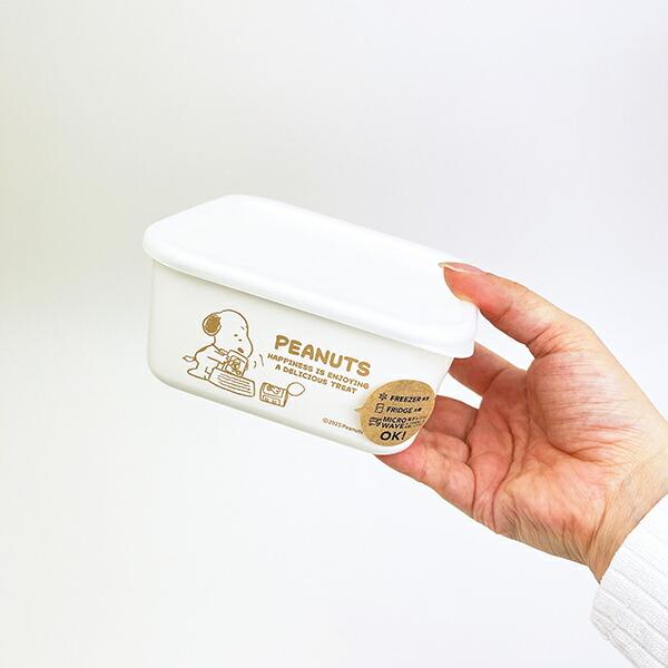 スヌーピー スクエアストッカー(XS) お食事 キッチン 日本製 SNOOPY 商品画像5：キャラグッズPERFECT WORLD TOKYO